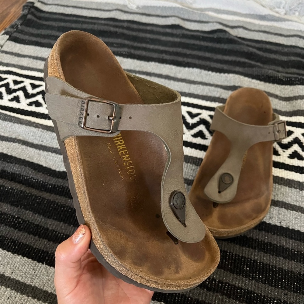 Birkenstock Gizen Birko-Flor Sandals sz 6
